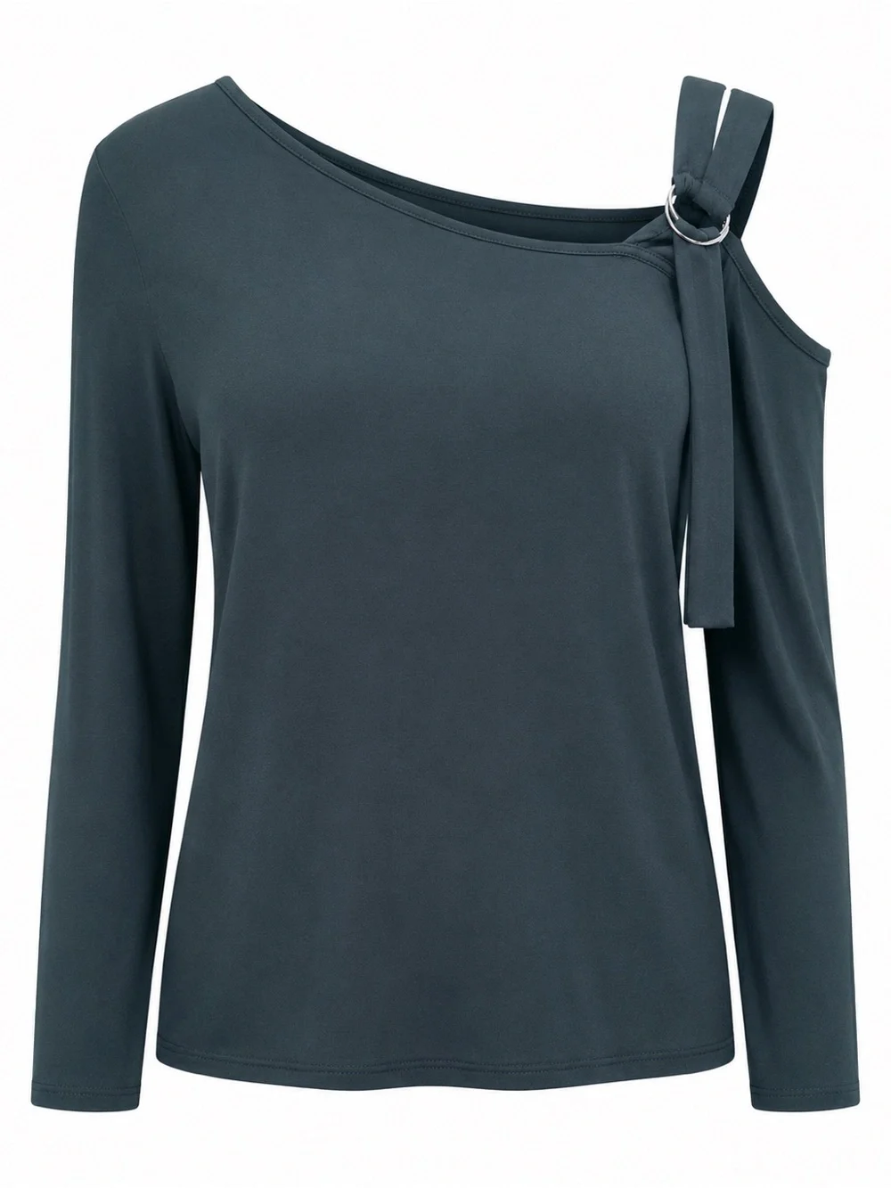 Vince Camuto NWT dark green cold shoulder top, small